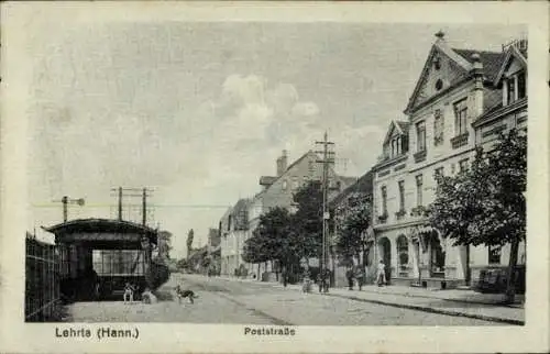 Ak Lehrte in Niedersachsen, Poststraße