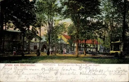 Ak Blumenthal Bremen?, Heidmann's Sommergarten, Bes. H.L.B. van Ingen