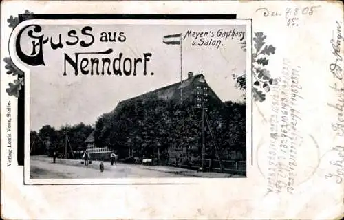 Ak Bad Nenndorf an der Weser, Meyer's Gasthaus und Salon