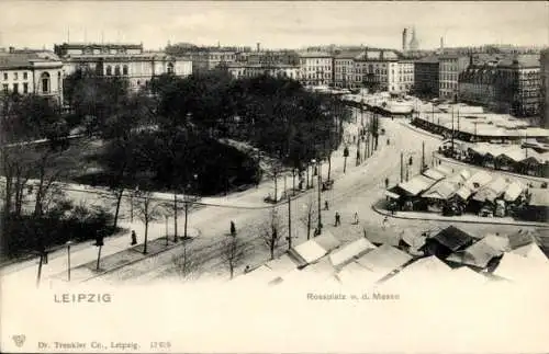 Ak Leipzig in Sachsen, Rossplatz, Messe