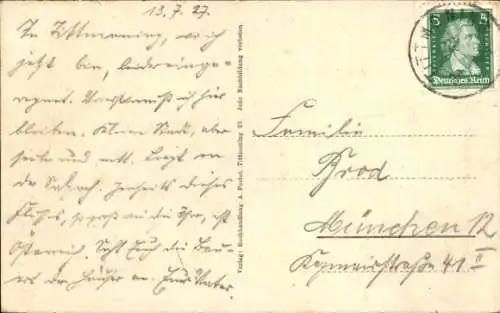 Ak Tittmoning in Oberbayern, Stadtplatz, Laufener-Tor