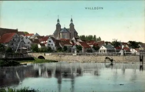 Ak Walldürn im Odenwald Baden, Gesamtansicht