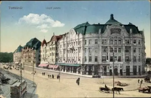 Ak Timișoara Temesvár Temeswar Rumänien, Lloyd palota