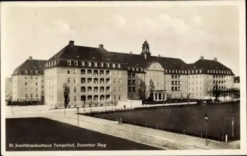 Ak Berlin Tempelhof, St. Josefskrankenhaus, Deutscher Ring