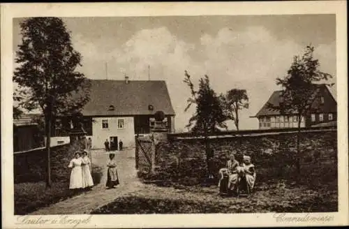 Ak Lauter Bernsbach im Erzgebirge Sachsen, Conradswiese