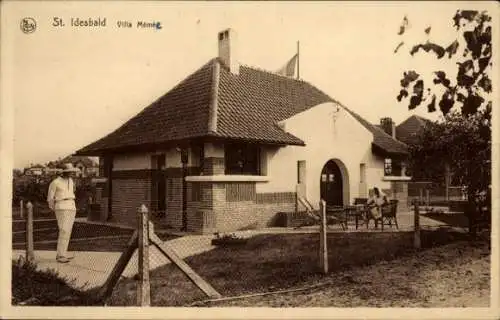 Ak Saint Idesbald Koksijde Koksijde Bains Westflandern, Villa Memée