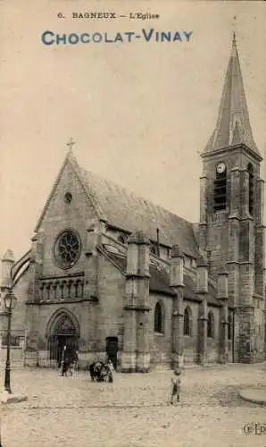 Ak Bagneux Hauts de Seine, Die Kirche