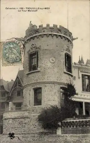 Ak Trouville sur Mer Calvados, Tour Malakoff