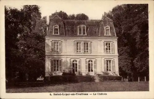 Ak Saint Leger en Yvelines, Schloss