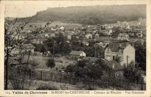 Ak Saint Rémy lès Chevreuse Yvelines, Gesamtansicht, Coteaux de Rhodon