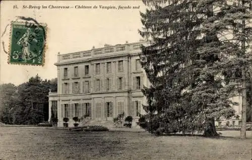 Ak Saint Rémy lès Chevreuse Yvelines, Chateau de Vaugien, facade sud