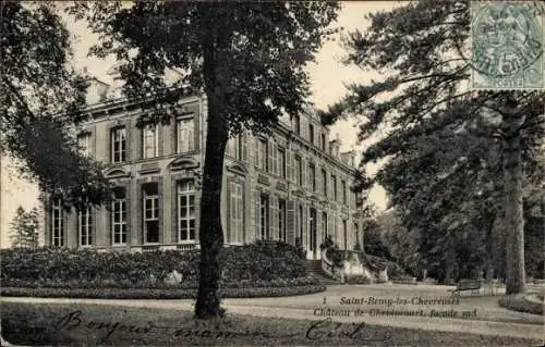 Ak Saint Rémy lès Chevreuse Yvelines, Chateau de Chevincourt, facade sud