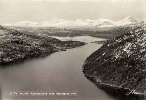 Ak Narvik Norwegen, Rombaksfjord, Herjangsfjellene