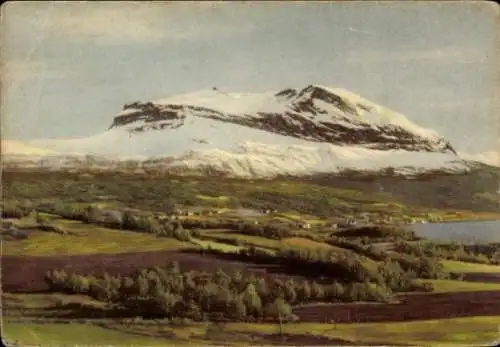 Ak Grindaheim Valdres Norwegen, Gesamtansicht