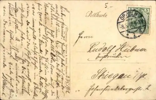 Ak Opole Oppeln Schlesien, Piasten Schloss