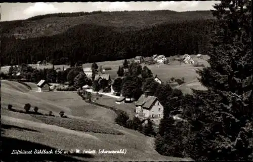 Ak Buhlbach Baiersbronn im Schwarzwald, Teilansicht