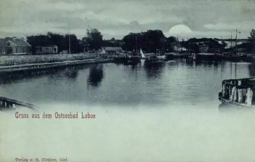 Ak Ostseebad Laboe, Teilansicht