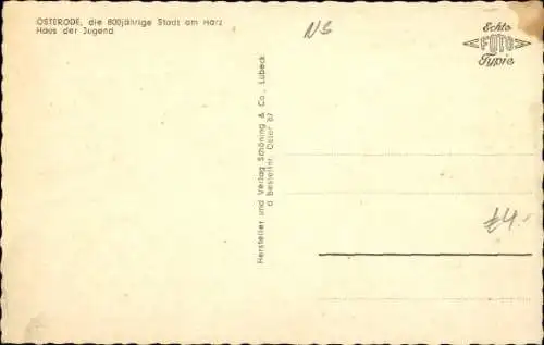 Ak Osterode in Niedersachsen, Haus der Jugend