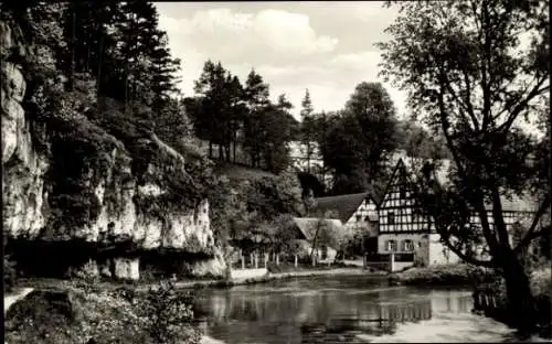 Ak Velden an der Pegnitz Mittelfranken, Motiv bei der Mühle