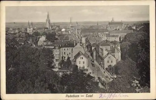 Ak Paderborn in Westfalen, Panorama