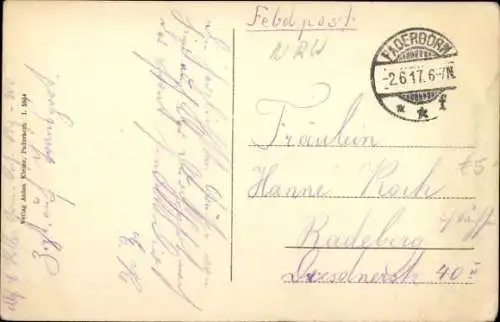 Ak Paderborn in Westfalen, Panorama