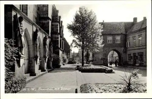 Ak Lengerich in Westfalen, Ehrenmal, Römer