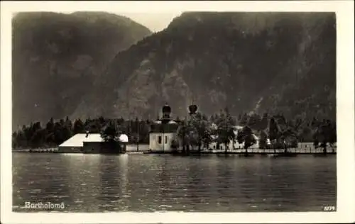 Ak Sankt Bartholomä Schönau am Königssee