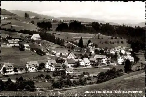 Ak Huzenbach Baiersbronn im Schwarzwald, Gesamtansicht