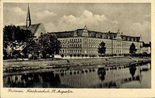 Ak Grimma in Sachsen, Fürstenschule St. Augustin