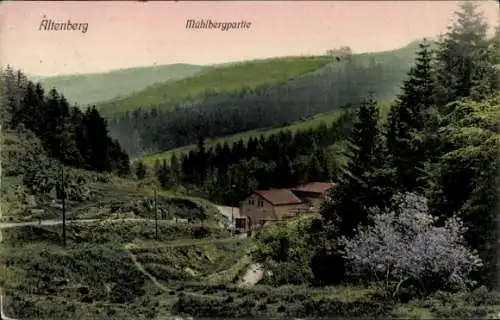 Ak Altenberg im Erzgebirge, Mühlberg