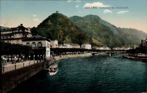 Ak Bad Ems an der Lahn, Kurhaus, Bäderley