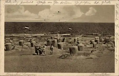 Ak Nordseebad Langeoog Ostfriesland, Strand