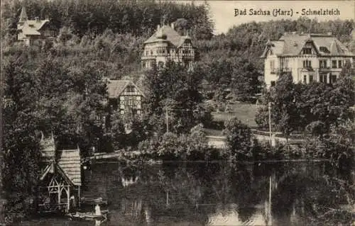 Ak Bad Sachsa im Harz, Schmelzteich