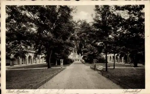 Ak Bad Nauheim in Hessen, Sprudelhof