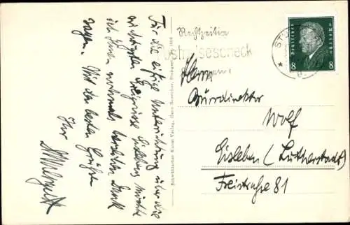 Ak Stuttgart in Württemberg, Schlossplatz