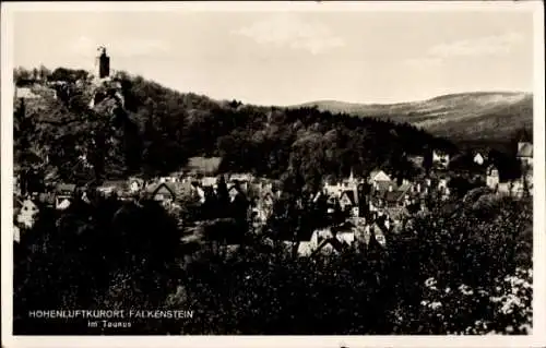 Ak Falkenstein Königstein im Taunus, Gesamtansicht