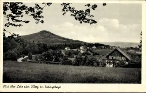 Ak Königswinter am Rhein, Oelberg, Ölberg im Siebengebirge, Blick über Lahr