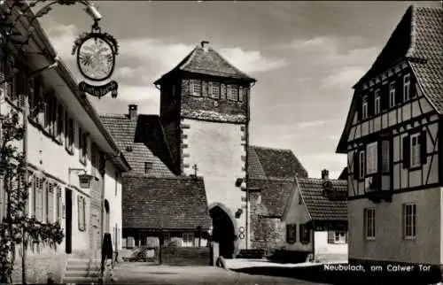 Ak Neubulach im Schwarzwald, Calwer Tor