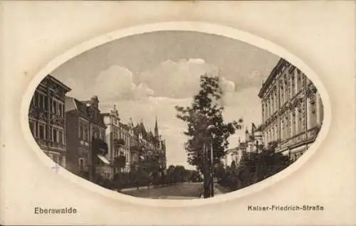 Passepartout Ak Eberswalde, Kaiser-Friedrich-Straße