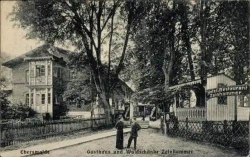 Ak Eberswalde in der Mark, Gasthaus und Waldschänke Zainhammer