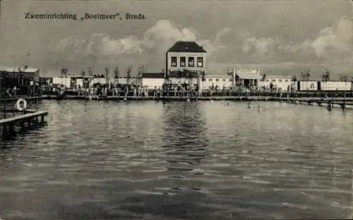 Ak Breda Nordbrabant Niederlande, Schwimmanlage Boeimeer