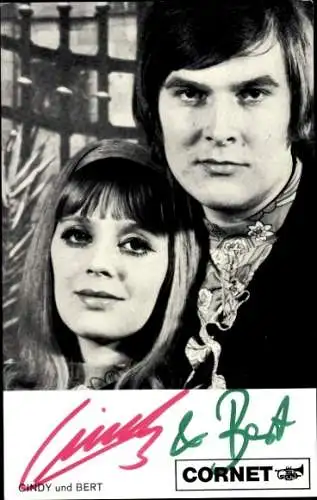 Ak Sängerpaar Cindy und Bert, Portrait, Autogramme