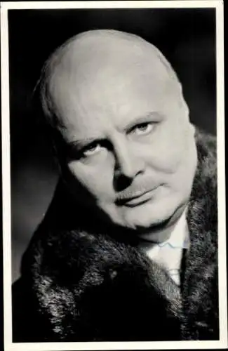 Foto Schauspieler Ernst Schröder, Portrait, Autogramm