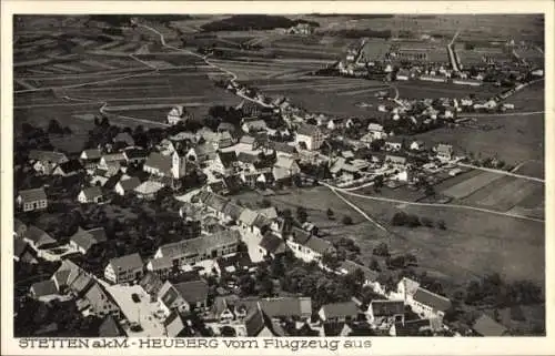 Ak Stetten am kalten Markt, Lager Heuberg, Fliegeraufnahme