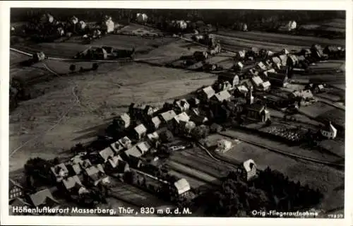 Ak Masserberg in Thüringen, Fliegeraufnahme