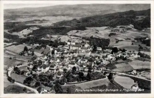 Ak Fürstenstein in Niederbayern, Fliegeraufnahme