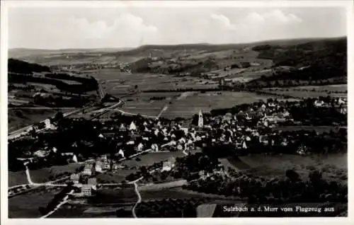 Ak Sulzbach an der Murr, Fliegeraufnahme