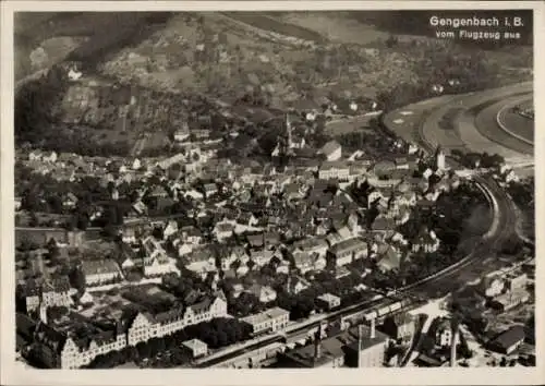 Ak Gengenbach im Schwarzwald, Fliegeraufnahme