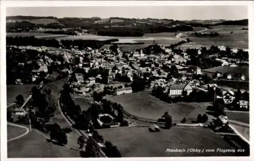 Ak Miesbach in Oberbayern, Fliegeraufnahme