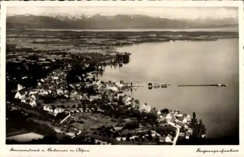 Ak Immenstaad am Bodensee, Fliegeraufnahme